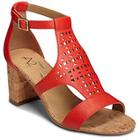 Aerosoles Dotted Line Sandal, Red