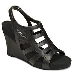 Aerosoles Mint Plush Wedge, Black