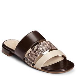 Aerosoles Back Down Sandal, Bone Snake