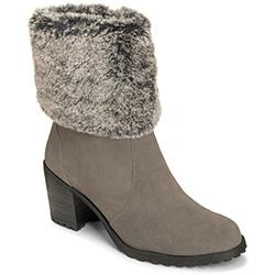 Aerosoles Incognito Boot, Gray Suede/faux Metallic
