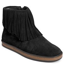 Aerosoles Good Fun Bootie, Black Suede
