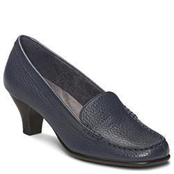 Aerosoles Wise Choice Pump, Dark Blue Leather
