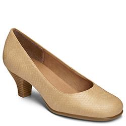 Aerosoles Wise Guy Pump, Light Tan Snake