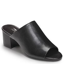Aerosoles Midterm Closed-toe Sandal, Black Leather