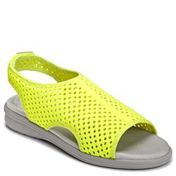 Aerosoles Great Day Closed-toe Sandal, Yellow Fabric