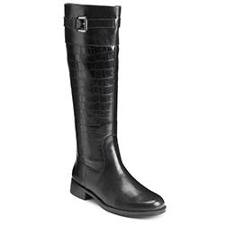 Aerosoles High Ride Boot, Black Croco