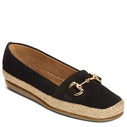 Aerosoles Solution Loafer, Black Suede
