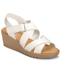 Aerosoles Handbog Wedge, White Leather