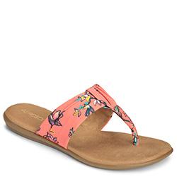 Aerosoles Chlairvoyant Thong Sandal, Coral Floral