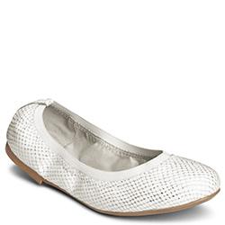 Aerosoles Fable Ballet Flat, Silver Snake