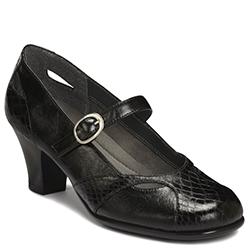 Aerosoles Marimba Mary Jane Shoe, Black Lizard