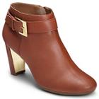 Aerosoles Third Ave Bootie, Dark Tan Leather