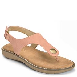 Aerosoles Be Cool Thong Sandal, Pink Snake