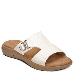 Aerosoles New Wip Closed-toe Sandal, White Snake