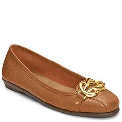 Aerosoles High Bet Ballet Flat, Dark Tan Leather