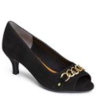 Aerosoles Made Of Honor Peep-toe Pump, Black Suede