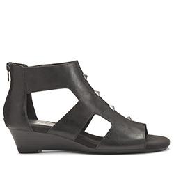 Aerosoles Layette Sandal, Black Leather