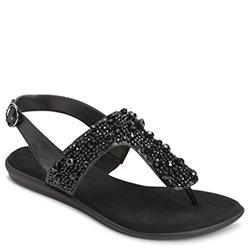 Aerosoles Glee Chlub Thong Sandal, Black