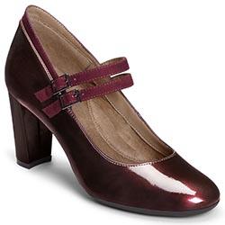 Aerosoles Broadway Ave Pump, Dark Red Metallic