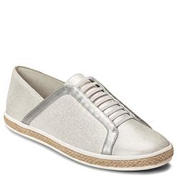 Aerosoles Fun Town Flat, White Silver