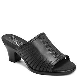 Aerosoles Turks And Caicos Heel, Black Leather