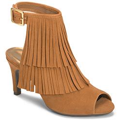 Aerosoles Alamode Heel, Dark Tan Suede