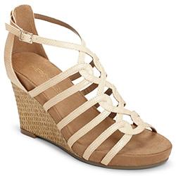 Aerosoles Great Plush Wedge, Bone Snake