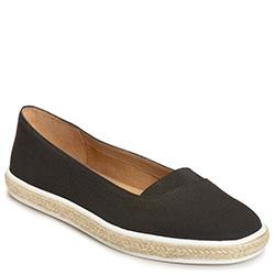 Aerosoles Funny Bone Flat, Black Fabric