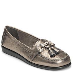 Aerosoles Super Soft Loafer, Silver Leather