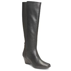 Aerosoles Taekwondo Wedge Boot, Black Fabric