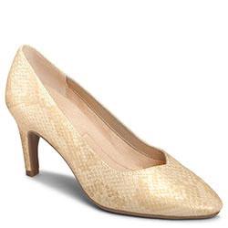 Aerosoles Expert Pump, Gold Snake