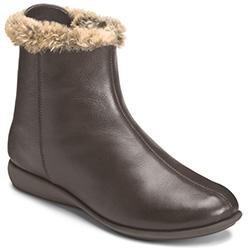Aerosoles Star Dust Bootie, Dark Brown Leath