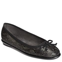 Aerosoles Fast Bet Ballet Flat, Black Snake