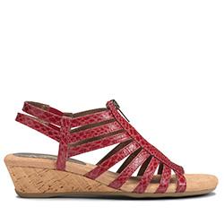 Aerosoles Yetaway Sandal, Red Snake