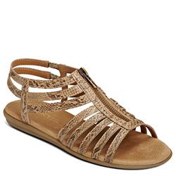Aerosoles Chlothesline Closed-toe Sandal, Tan Snake