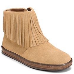 Aerosoles Good Fun Bootie, Light Tan Suede