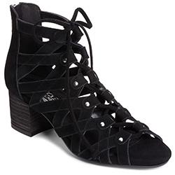 Aerosoles Middle Ground Sandal, Black Suede