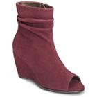 Aerosoles Resource Wedge, Wine Suede/leather