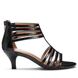 Aerosoles Limeade Sandal, Black Snake
