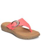 Aerosoles Wipline Thong Sandal, Coral Snake