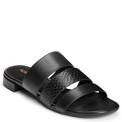 Aerosoles Back Down Sandal, Black