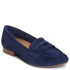 Aerosoles Map Out Flat, Navy Suede
