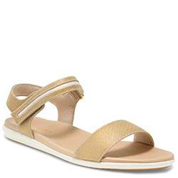 Aerosoles Night Watch Sandal, Gold Fabric