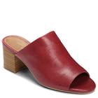 Aerosoles Midterm Closed-toe Sandal, Red Leather