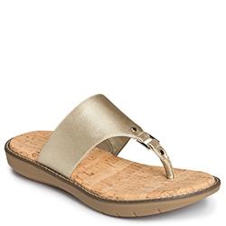 Aerosoles Cool Cat Thong Sandal, Gold Metallic