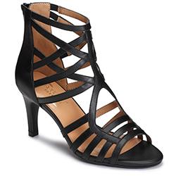 Aerosoles Acclamation Sandal, Black Leather
