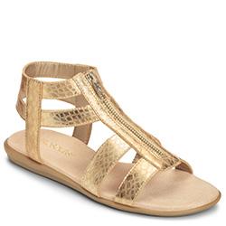 Aerosoles Encychlopedia Sandal, Gold Snake