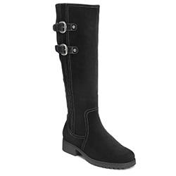 Aerosoles Love Note Flat, Black Suede