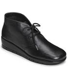 Aerosoles Landlock Bootie, Black Leather