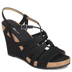 Aerosoles Poppy Plush Wedge, Black